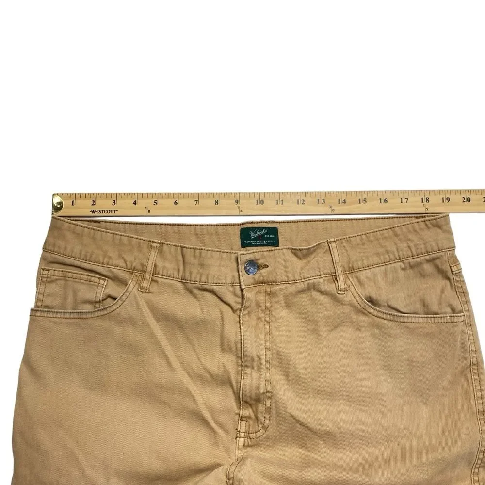 Woolrich Stretch Fit Utility Pants Tan Sz 38/32